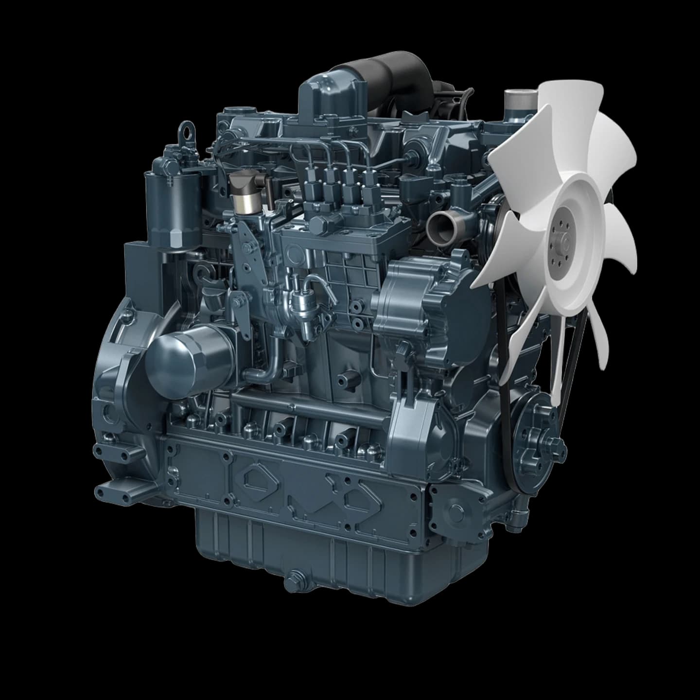 Дизельный двигатель Kubota V3800DI-T-E2B