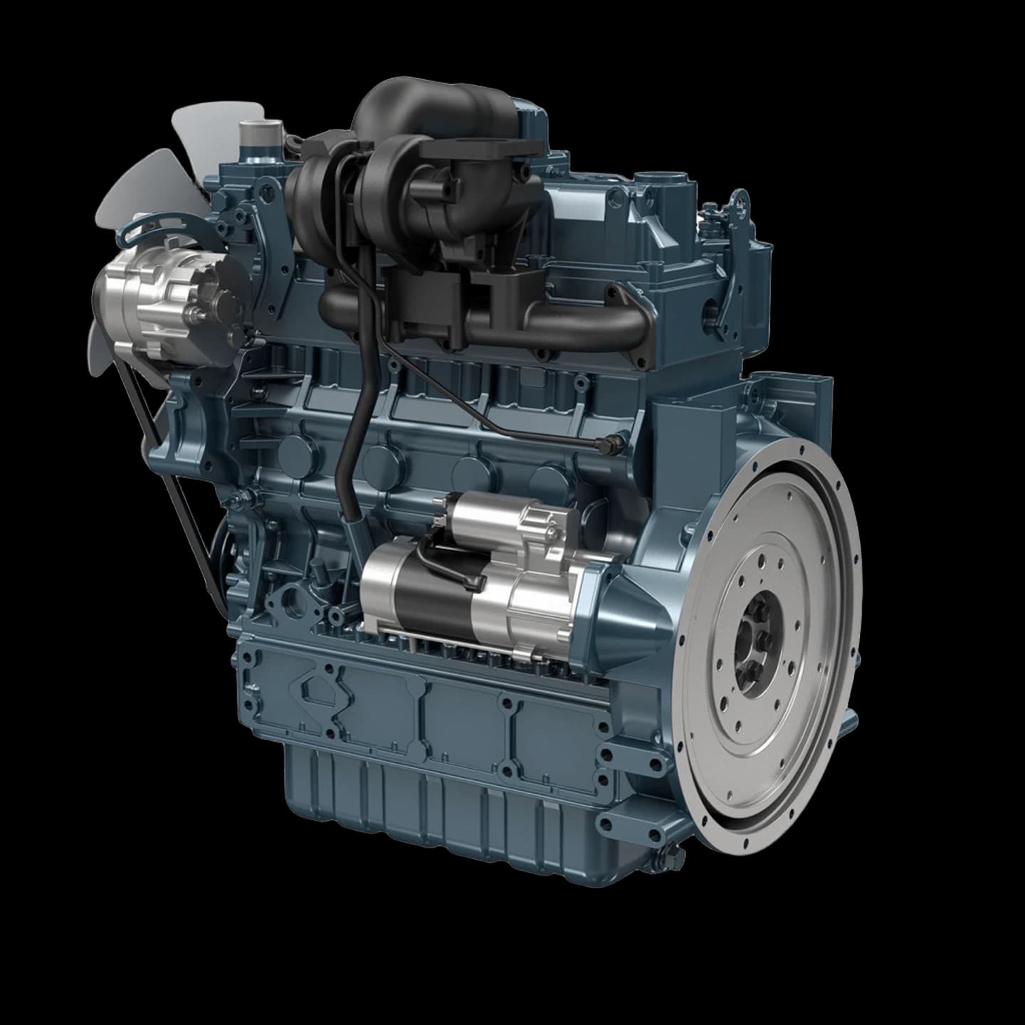 Дизельный двигатель Kubota V3800DI-T-E2B — фото 2