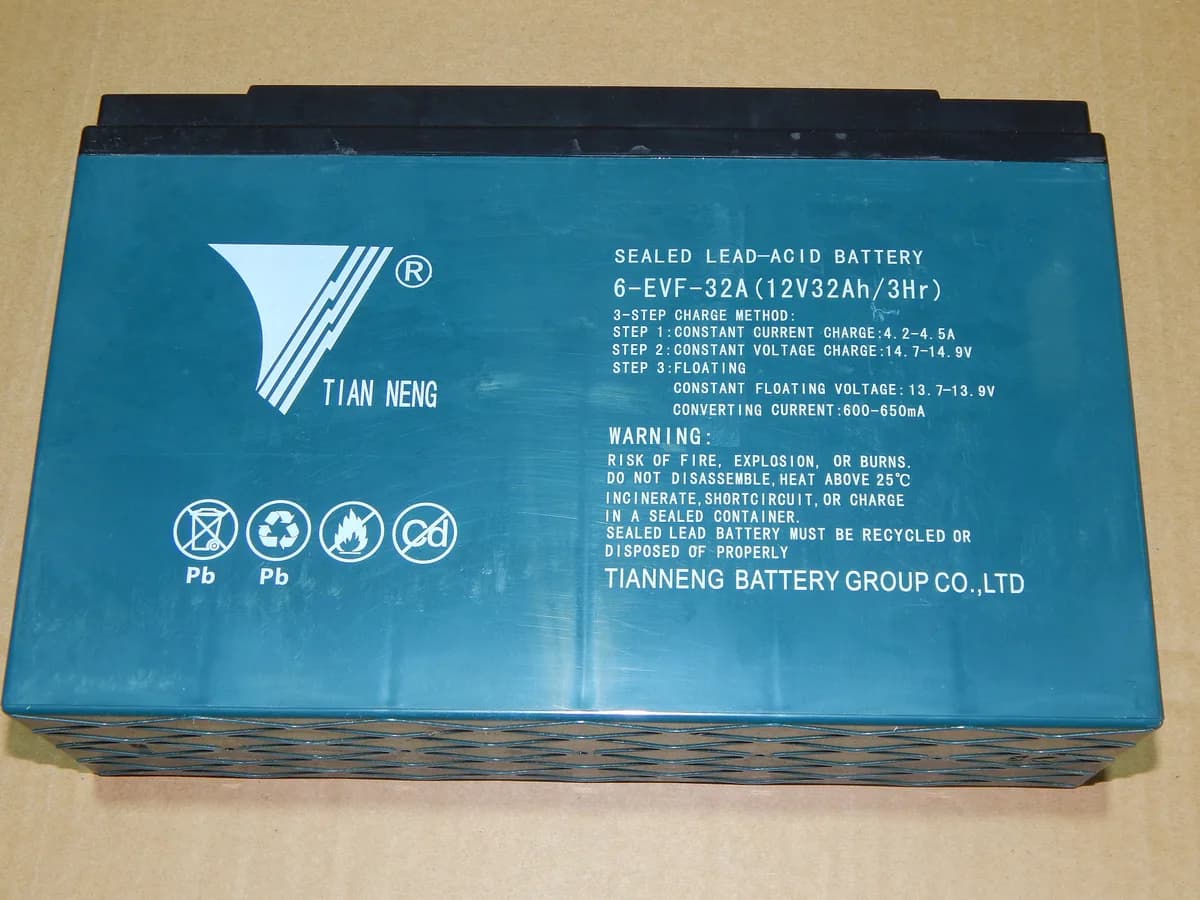 Набор аккумуляторов (GEL) 12/35 В/Ач (265х75х170 х 2 шт)  для  MINI 350 — фото 2